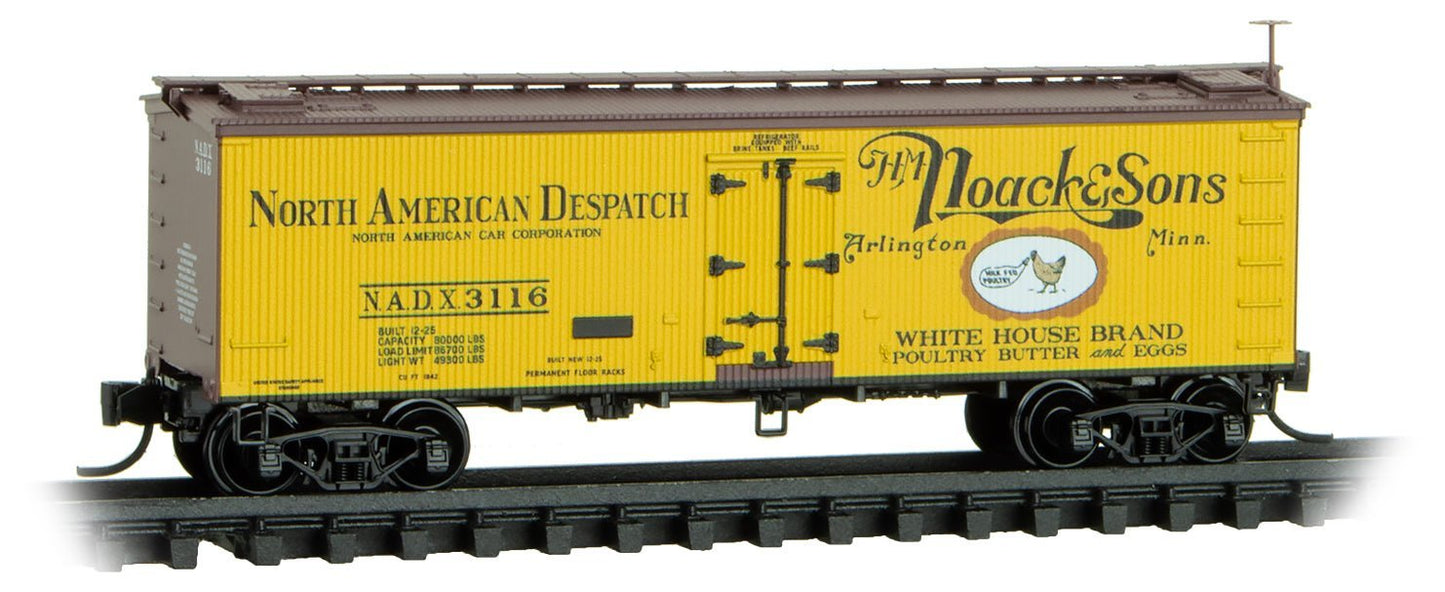 Micro - Trains Line 058 00 603 N 36' Reefer, Poultry and Egg Series Car 6 - House of Trains