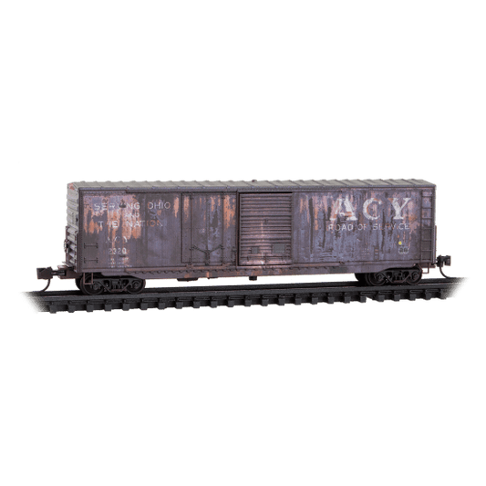 Micro Trains Line 076 44 530 N 50' Box Car, Weathered, ACY 2320 - House of Trains