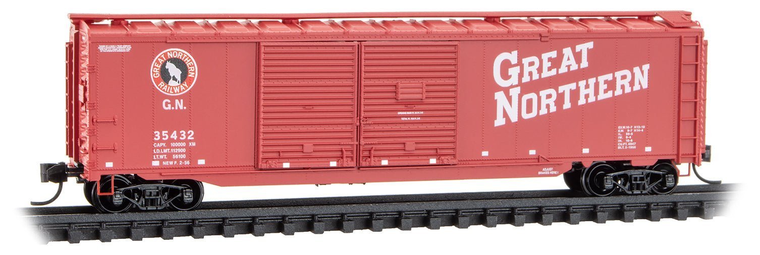 Micro - Trains Line 078 00 021 N 50' Auto Box Car, GN, 35432 - House of Trains