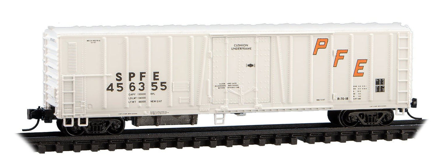 Micro - Trains Line 081 00 070 N 51' Mechanical Reefer, SPFE, 456355 - House of Trains