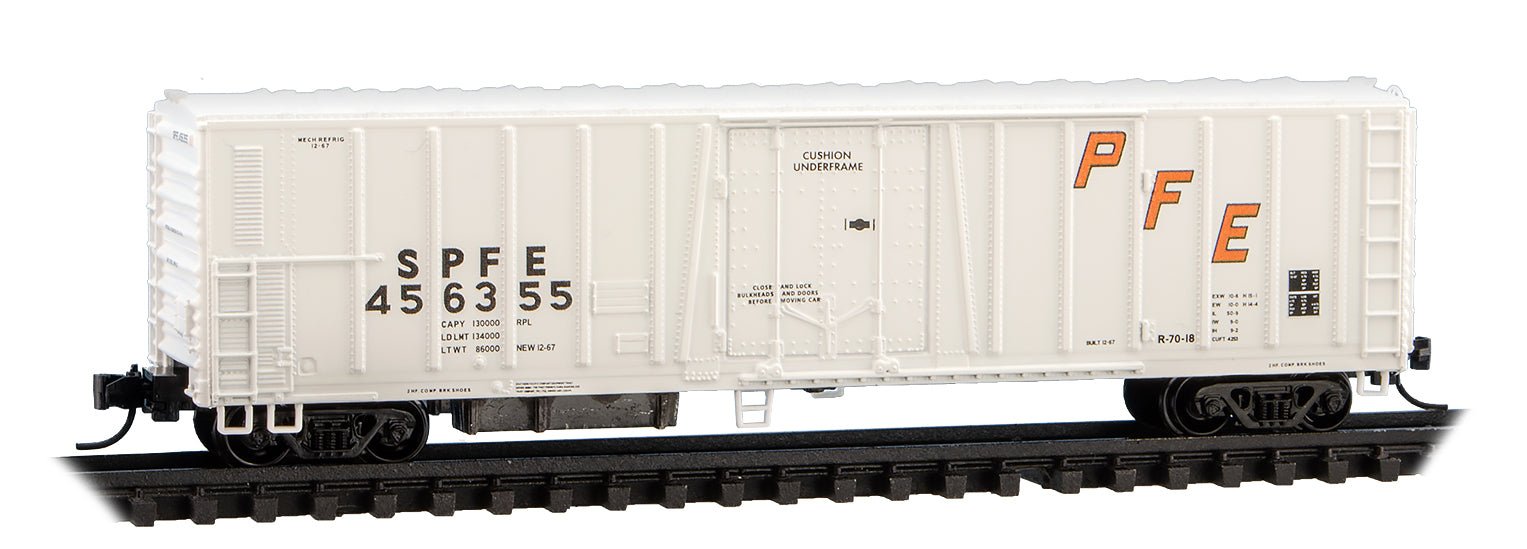 Micro - Trains Line 081 00 070 N 51' Mechanical Reefer, SPFE, 456355 - House of Trains