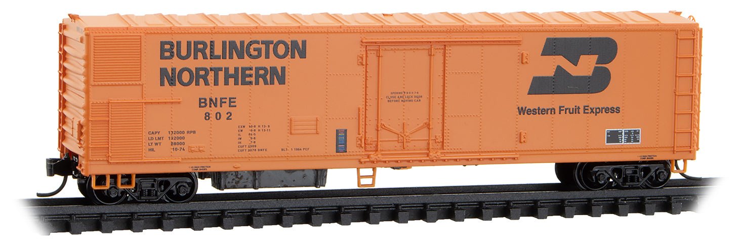 Micro - Trains Line 082 00 011 N 51' Mechanical Reefer, BNFE, 802 - House of Trains