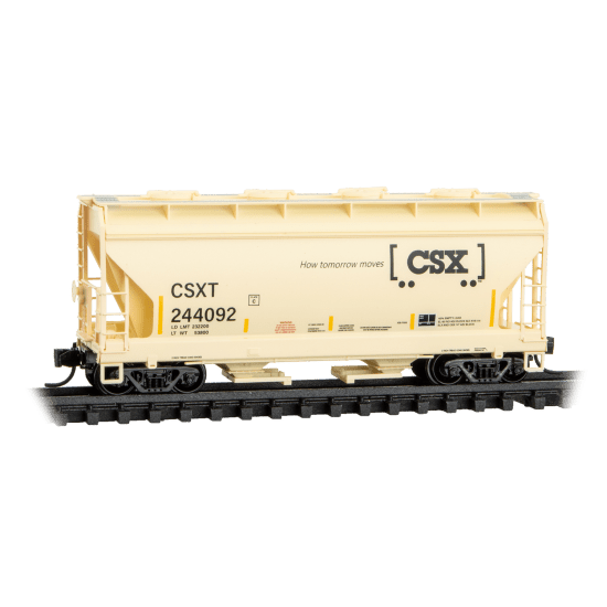 Micro Trains Line 092 00 650 N 2 - Bay Covered Hopper Car, CSXT 244092 - House of Trains