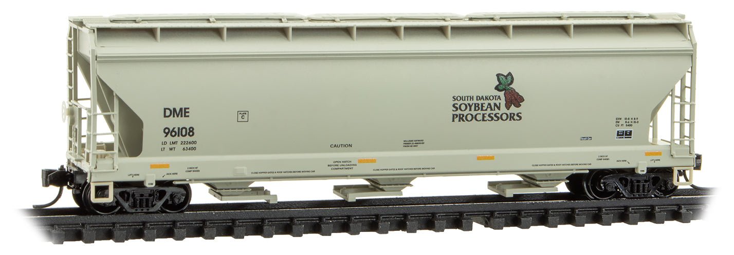 Micro - Trains Line 094 00 910 N 3 - Bay Covered Hopper, DME, 96108 - House of Trains