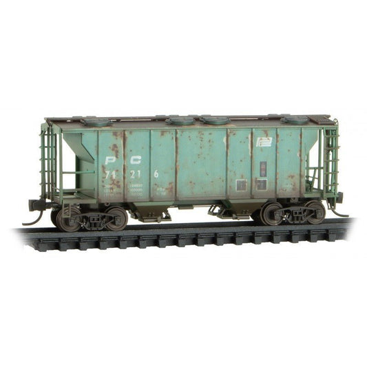 Micro - Trains Line 095 44 100 N, 2 - Bay Covered Hopper, PC, 74216 - House of Trains