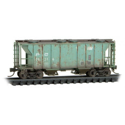 Micro-Trains Line 095 44 100 N, 2-Bay Covered Hopper, PC, 74216 - House of Trains