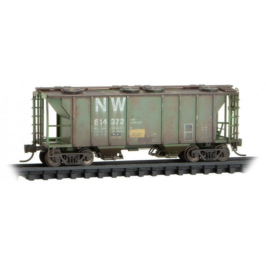 Micro - Trains Line 095 44 110 N, 2 - Bay Covered Hopper, NW, 514372 - House of Trains