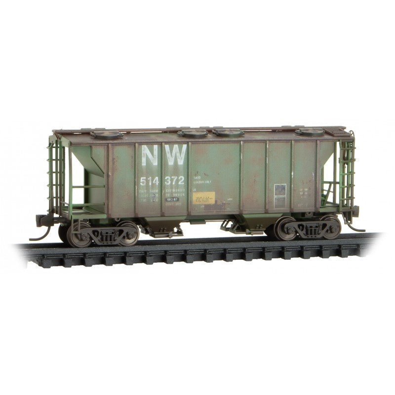 Micro - Trains Line 095 44 110 N, 2 - Bay Covered Hopper, NW, 514372 - House of Trains