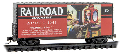 Micro - Trains Line 101 00 881 N, 40' Hy - Cube Box Car, Railroad Magazine Series, Car 2, Vanderbilt Road - House of Trains