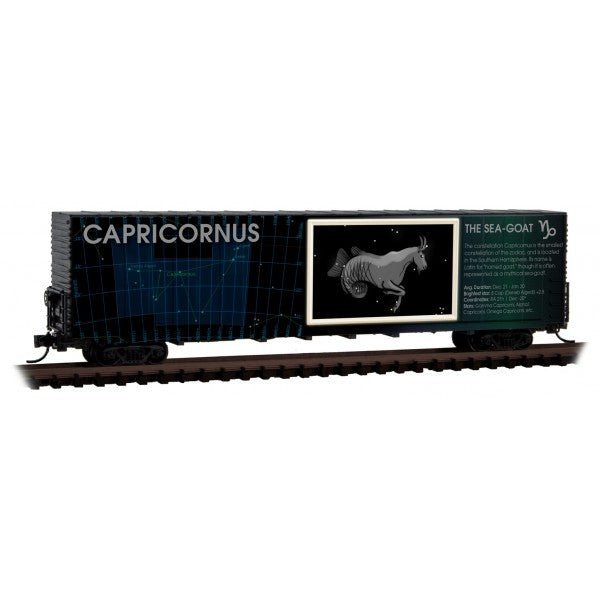 Micro - Trains Line 102 00 212 N, 60' Box Car, Excess Height, Constellation Zodiac Series, Capricornus - House of Trains