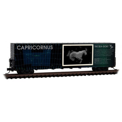 Micro - Trains Line 102 00 212 N, 60' Box Car, Excess Height, Constellation Zodiac Series, Capricornus - House of Trains