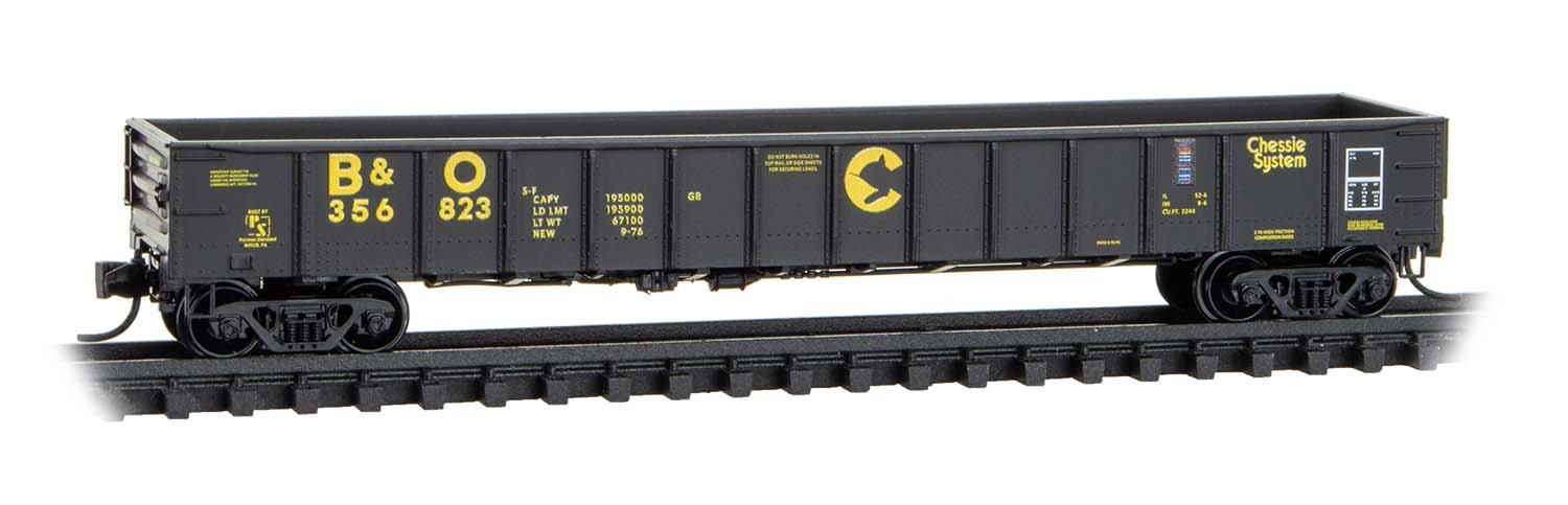 Micro - Trains Line 105 00 790 N, 50' Steel Side Gondola, BO 356823 - House of Trains