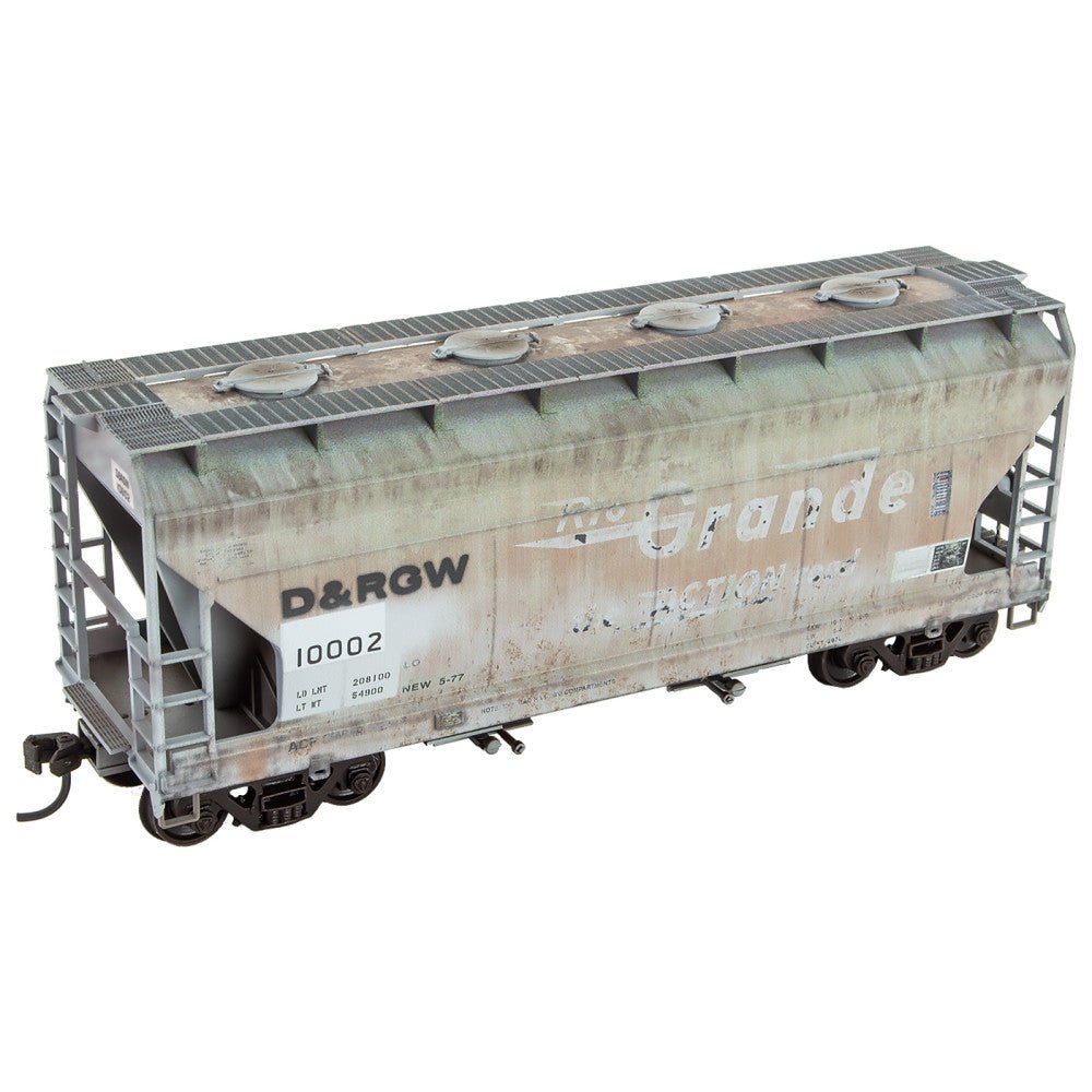 Micro - Trains Line 2200 - 006 HO 2 - Bay Covered Hopper DRGW 10002 - House of Trains
