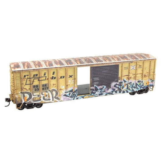 Micro - Trains Line 5600 - 004 HO 50' Box Car, Grit N' Grime Series, RBOX, 33877 - House of Trains
