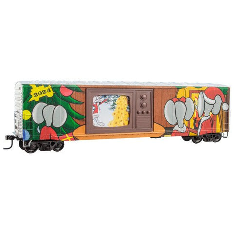 Micro - Trains Line 5900 - 001 HO 50' Box Car, Christmas 2024 - House of Trains