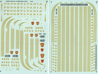 Microscale 48-42 O, PRR, 5 Stripe Diesel Locomotives - House of Trains