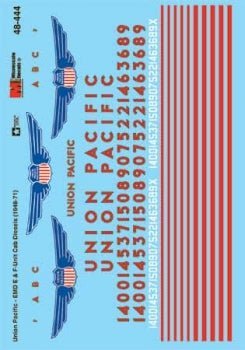 Microscale 48 - 444 O, Union Pacific, Cab Units - House of Trains