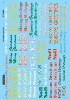 Microscale 60 - 1118 N, Christmas, Greetings of the Season - House of Trains