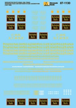 Microscale 60-1130 N, Chicago Burlington and Quincy, Steam Loco, CS, FWD, 1927-1960 - House of Trains