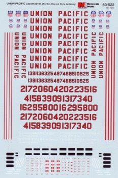 Microscale 60 - 522 N, Union Pacific Diesels, North Little Rock - House of Trains