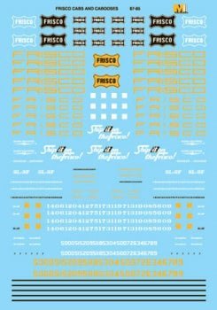 Microscale 60 - 85 N, Frisco, Diesels and Cabooses, 1948 - 1965 - House of Trains