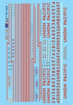 Microscale 87 - 1125 HO, Union Pacific, Hood Diesels, Repaint - House of Trains