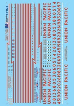 Microscale 87 - 1125 HO, Union Pacific, Hood Diesels, Repaint - House of Trains
