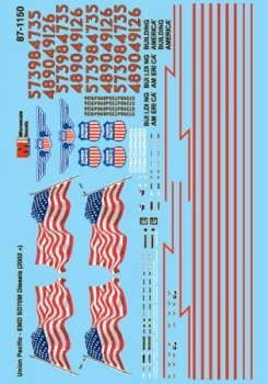 Microscale 87 - 1150 HO, Union Pacific, Hood Diesels, Building America - House of Trains