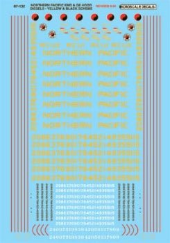 Microscale 87 - 132 HO Northern Pacific Diesels, 1964 - 1970 - House of Trains