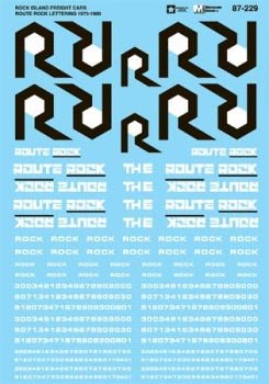 Microscale 87 - 229 HO, Rock Island, Freight Cars, 1975 - 1980 - House of Trains