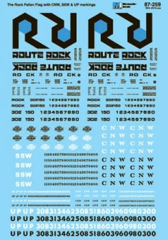Microscale 87 - 259 HO, Rock Island, 50' Box Cars, 1975 - 1980 - House of Trains