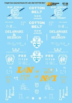 Microscale 87 - 38 HO, Assorted Freight Cars, - House of Trains