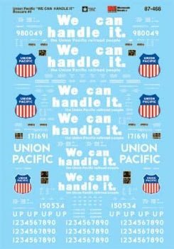 Microscale 87 - 468 HO, UP, We Can Handle It, 50' and 86' Box Car - House of Trains