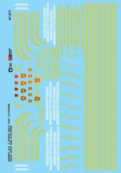 Microscale 87 - 677 HO, PRR, Cab Diesels, 1950 - 1954 - House of Trains