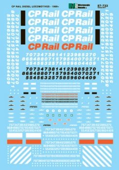 Microscale 87 - 733 HO, CP Rail, Diesels, 1969 - 1995 - House of Trains