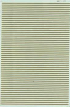 Microscale 91143 HO, Striping, 6" Wide, Gold - House of Trains