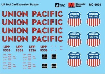 Microscale MC-5039 HO, Union Pacific Tool Car, Excursion Box Car - House of Trains