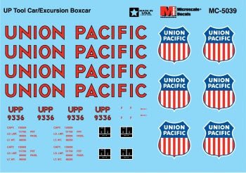 Microscale MC - 5039 HO, Union Pacific Tool Car, Excursion Box Car - House of Trains