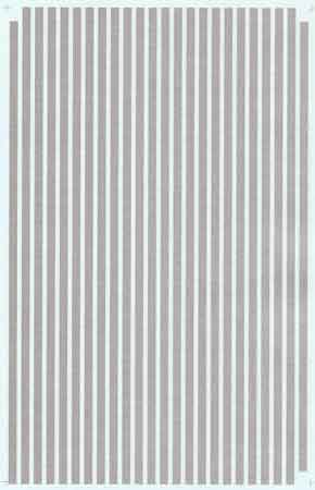 Microscale PS - 4 - 1/8, Parallel Stripes, 1/8" Wide, Silver - House of Trains