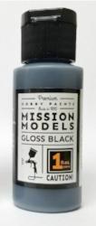 Mission Models MMGBB - 001, Gloss Black Base, For Chrome, Water Based, 1 fl oz - House of Trains