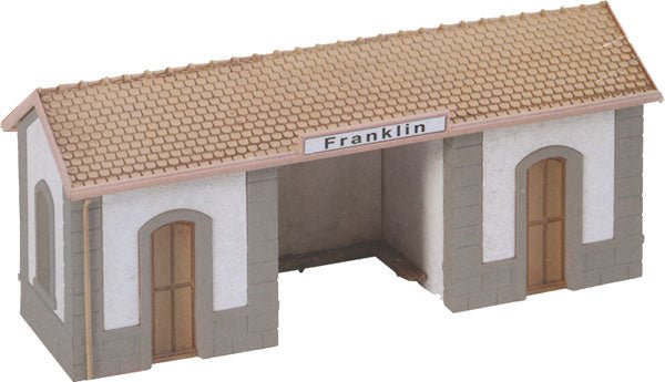 Model Power 215 HO Passenger Wayside Station, Plastic Building Kit - House of Trains