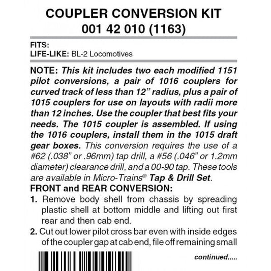 MTL 001 42 010 N Coupler Conversion, Life - Like BL - 2 - House of Trains