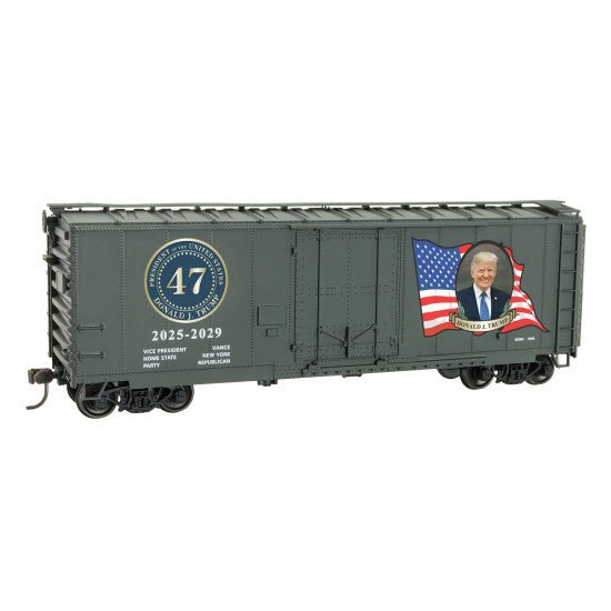 MTL 3100 - 001 HO, 40' Box Car, 2025 Presidential Car, Accurail Kit - House of Trains
