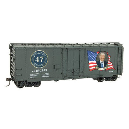 MTL 3100 - 001 HO, 40' Box Car, 2025 Presidential Car, Accurail Kit - House of Trains