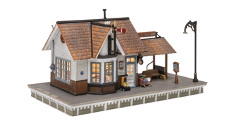 Woodland Scenics 5052 HO The Depot, Lighted, LED, Built Up