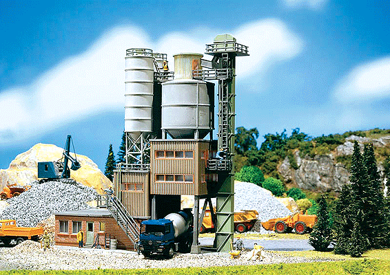 Faller 130474 HO BP Cement Works "Zementwerk" (7 Colors/Clear) 126 Pieces