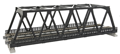 Kato 20-438 N, Double Truss Bridge, 9 3/4", (248mm), Black, 1pc