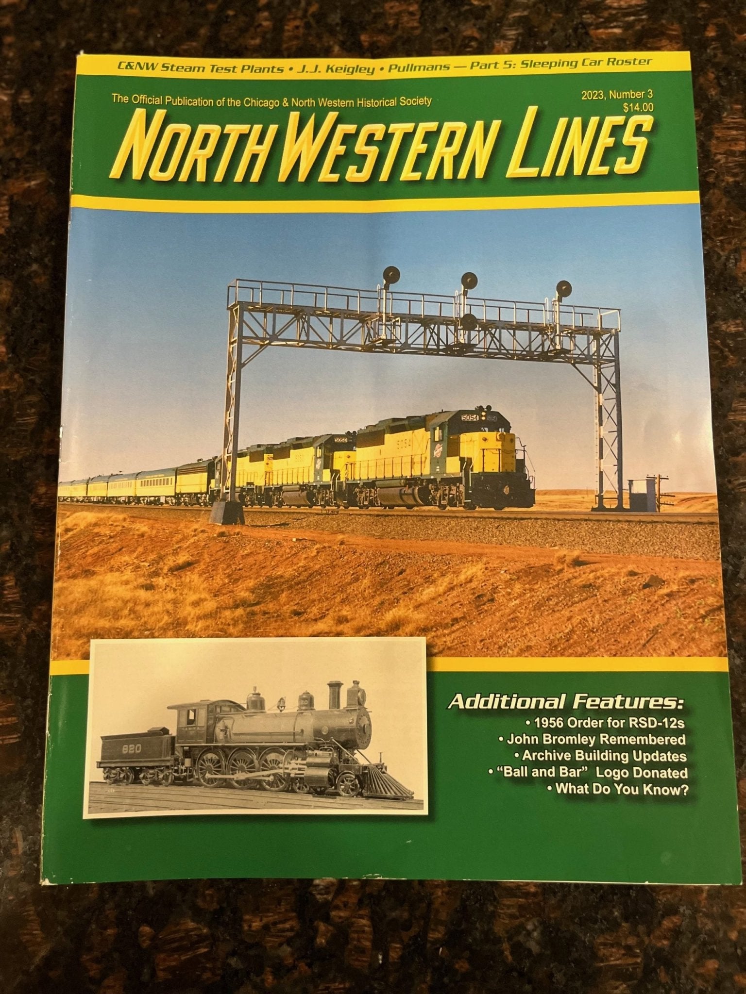 North Western Lines 2023, Number 3, Official Publication of the Chicago and North Western Historical Society - House of Trains