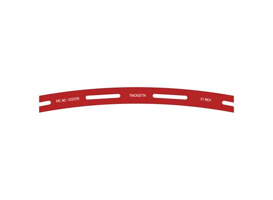 Peco OOT21, Tracksetta OO/HO Gauge, 21" Radius Curve Template, 533.4mm - House of Trains