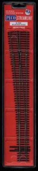 Peco SL - 8382 HO Code 83 Insulfrog 8 Left Hand Turnout - House of Trains